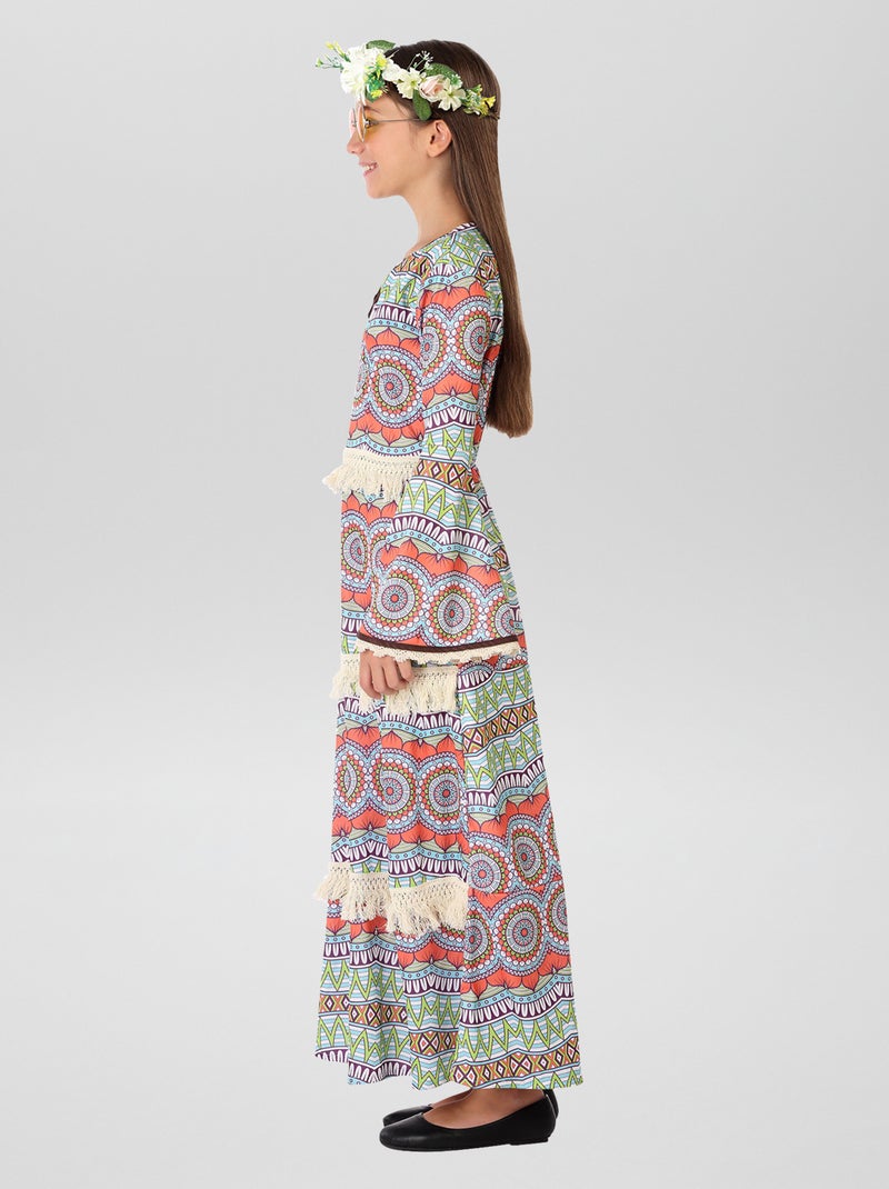 Disfarce comprido de 'Hippie' BRANCO - Kiabi