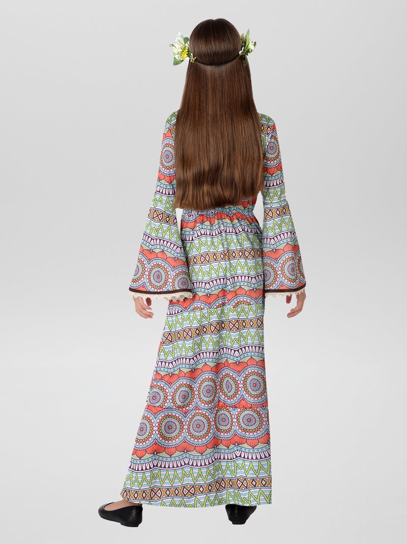 Disfarce comprido de 'Hippie' BRANCO - Kiabi