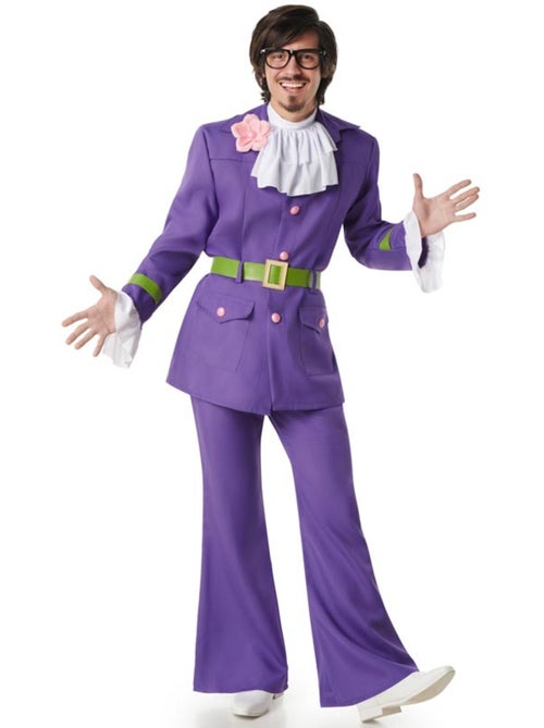 Disfarce de austin powers para homem - Kiabi