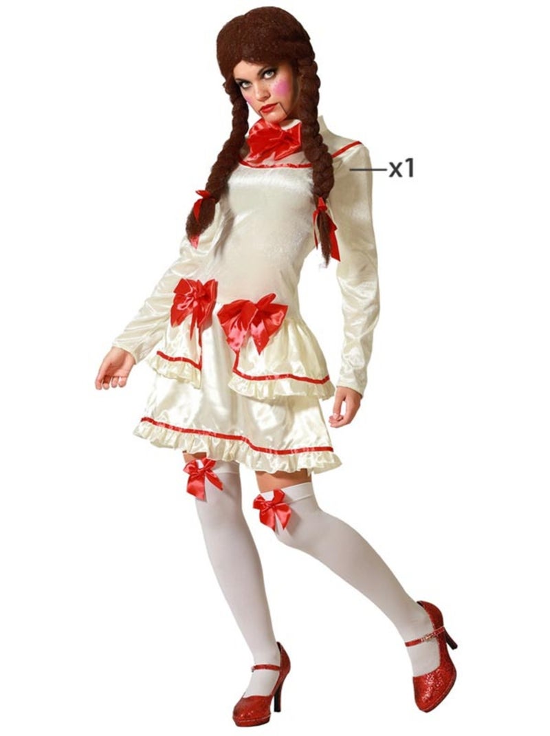 Disfarce de boneca de porcelana para mulher Multicolorido - Kiabi