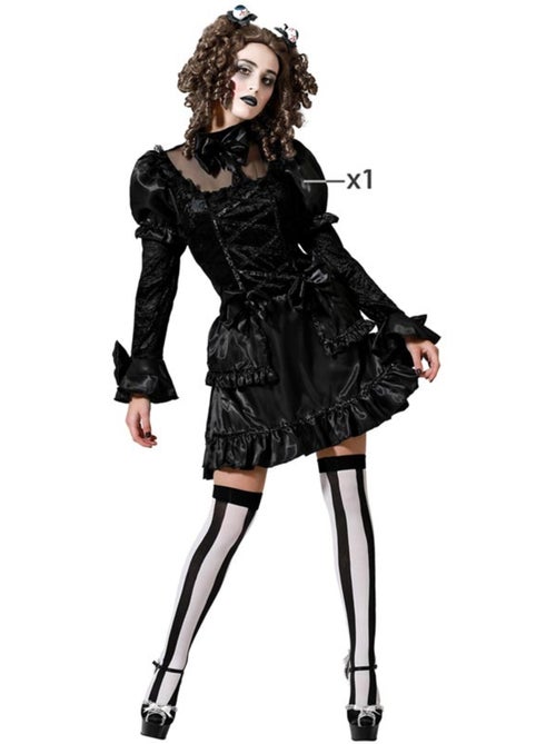 Disfarce de boneca lolita para mulher - Kiabi Disfarce de boneca lolita para mulher - Kiabi