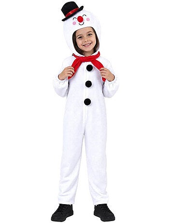 Disfarce de boneco de neve