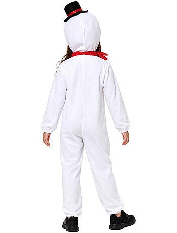 Disfarce de boneco de neve