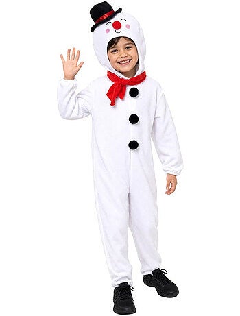 Disfarce de boneco de neve