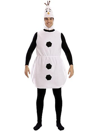 Disfarce de boneco de neve para homem