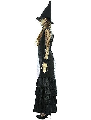 Disfarce de bruxa elegante para mulher