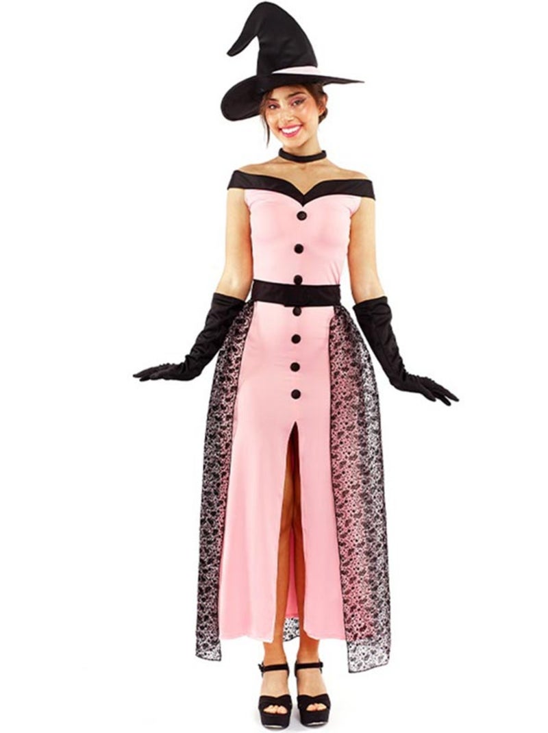 Disfarce de bruxa vintage para mulher Multicolorido - Kiabi
