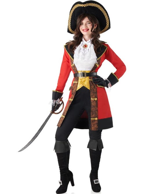 Disfarce de capitã pirata hook para mulher - Kiabi Disfarce de capitã pirata hook para mulher - Kiabi