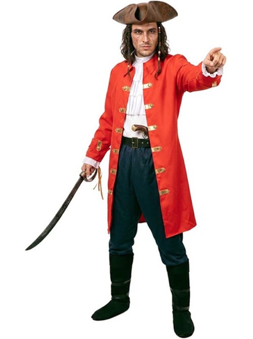 Disfarce de capitão pirata com cinto para homem - Kiabi