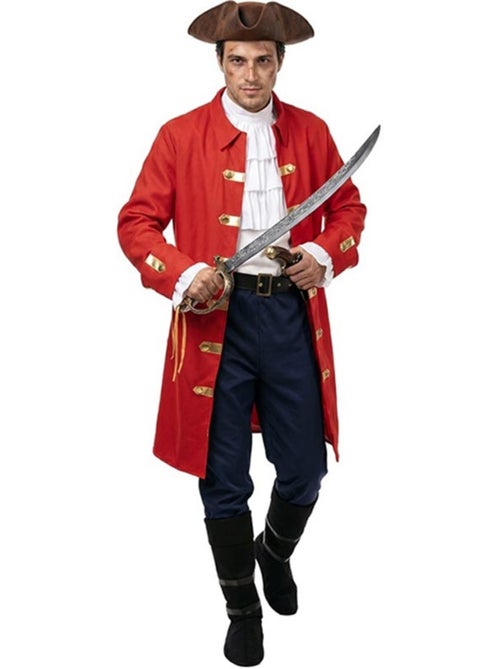 Disfarce de capitão pirata com cinto para homem - Kiabi