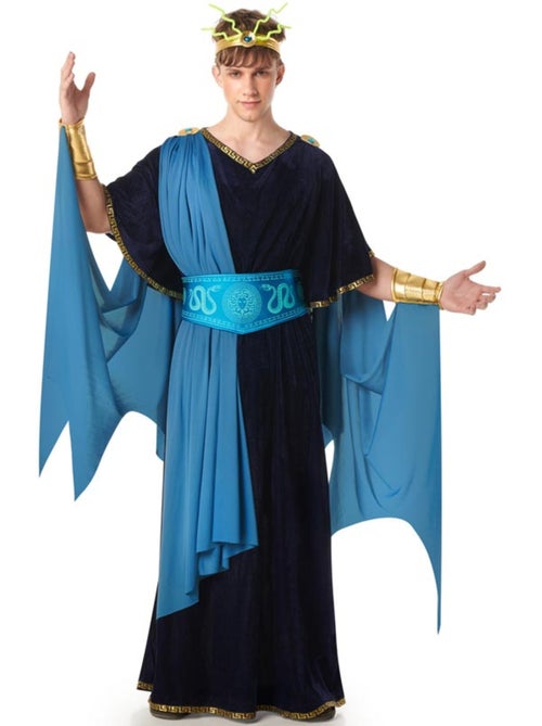 Disfarce de deus grego hades com capa para homem - Kiabi