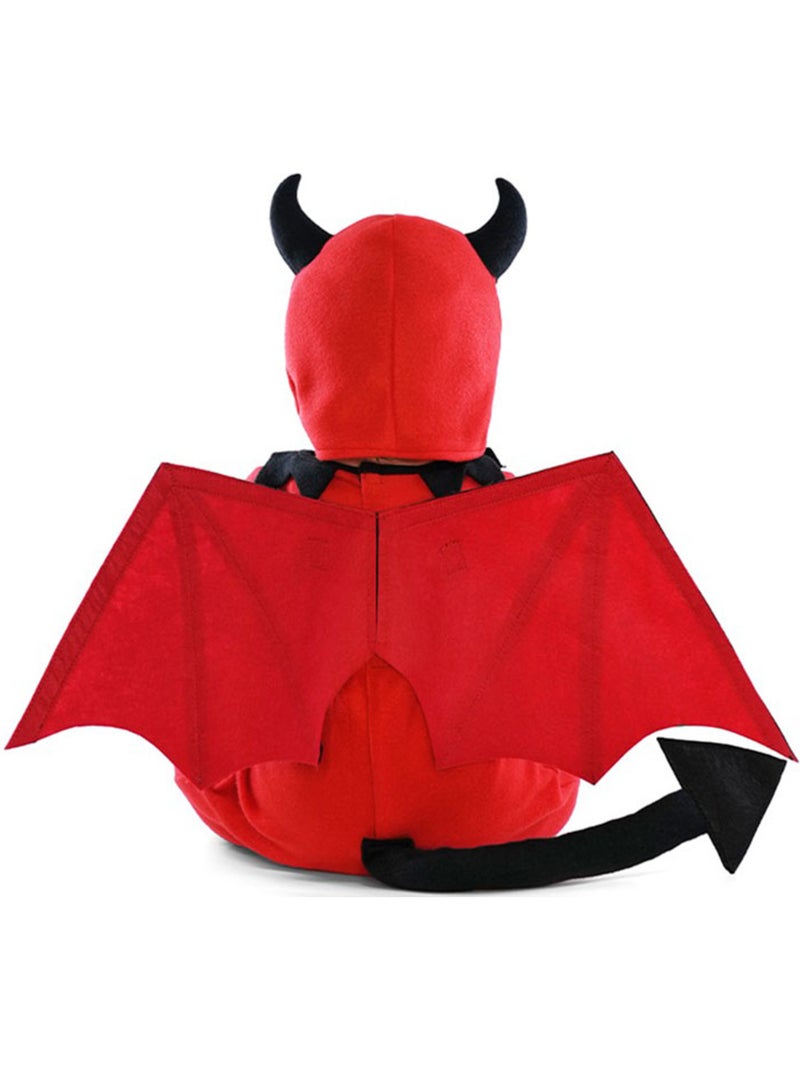 Disfarce de diabinho com asas para bebé Multicolorido - Kiabi