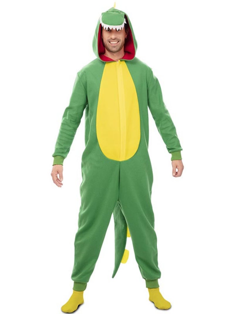 Disfarce de dinossauro kigurumi para adulto Multicolorido - Kiabi