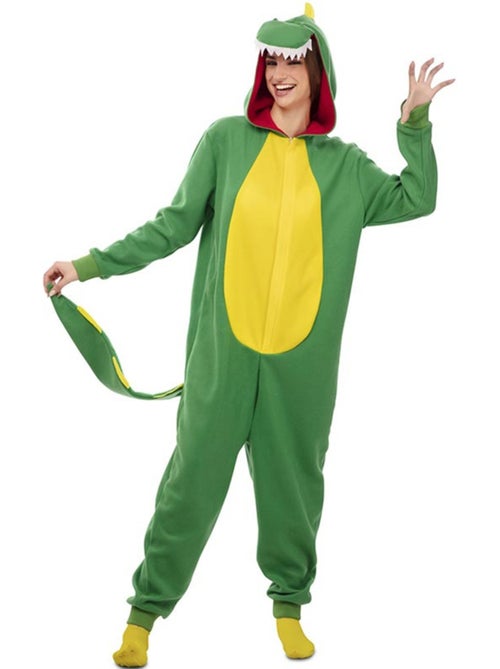 Disfarce de dinossauro kigurumi para adulto - Kiabi