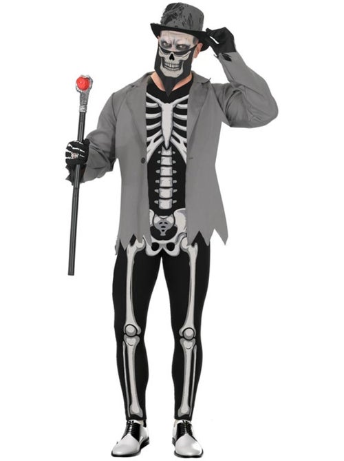 Disfarce de esqueleto elegante para homem - Kiabi