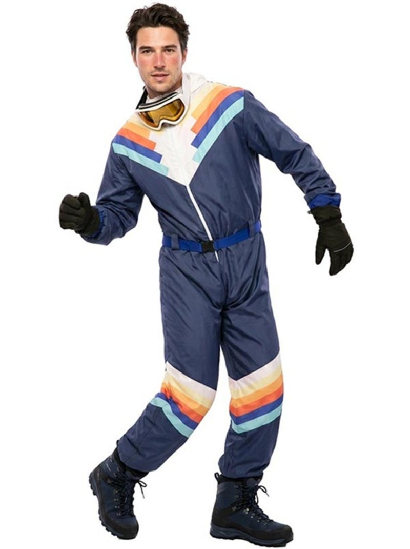 Disfarce de esquiador com cinto para homem Multicolorido - Kiabi