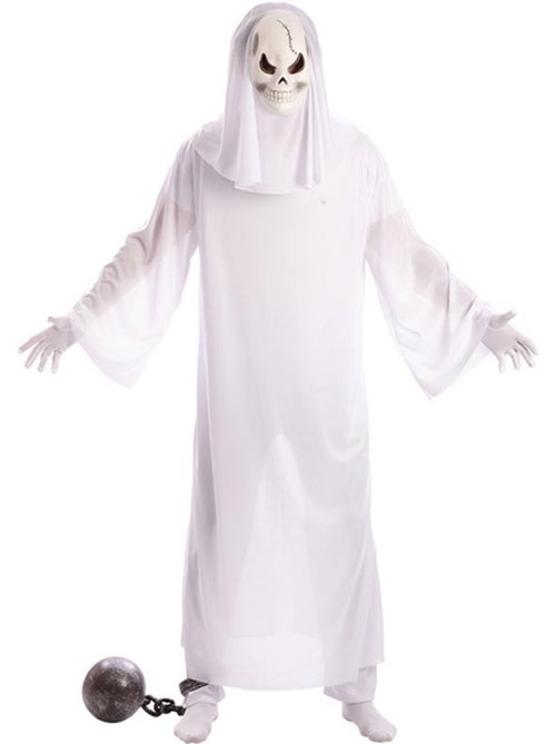 Disfarce de fantasma com máscara para homem - Kiabi