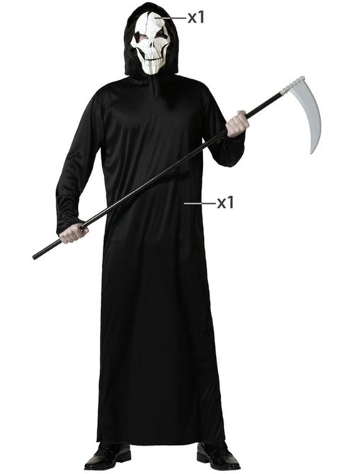 Disfarce de fantasma tenebroso para homem - Kiabi