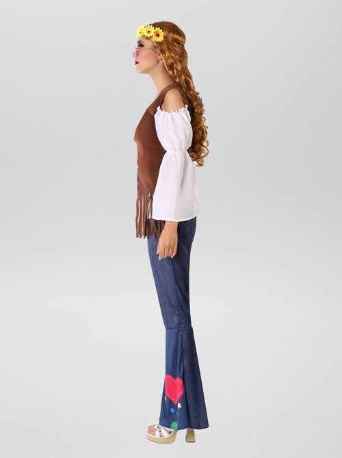 Disfarce de hippie - 3 peças - Kiabi