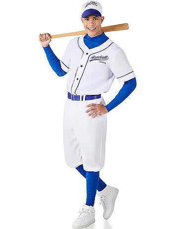 Disfarce de jogador de basebol para homem