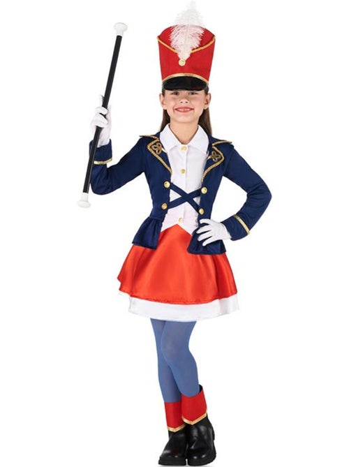 Disfarce de majorette clássica tricolor - Kiabi
