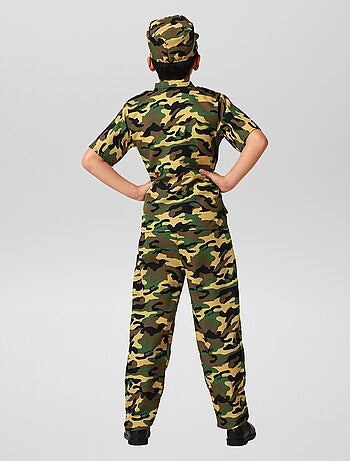 Disfarce de militar - 3 peças