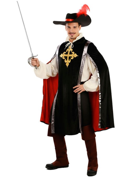 Disfarce de mosqueteiro elegante para homem - Kiabi