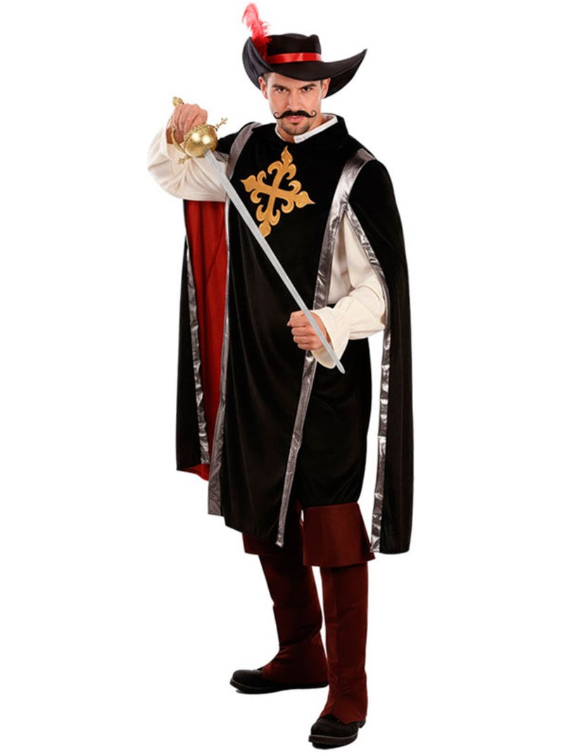Disfarce de mosqueteiro elegante para homem Multicolorido - Kiabi
