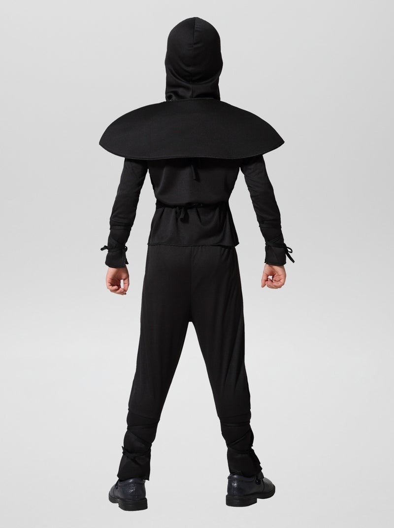 Disfarce de 'Ninja'  - 3 peças PRETO - Kiabi