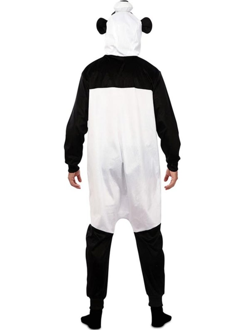 Disfarce de panda kigurumi com capuz e orelhas para adulto Multicolorido - Kiabi