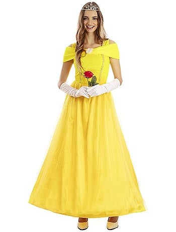 Disfarce de princesa de conto para mulher