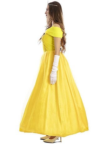 Disfarce de princesa de conto para mulher
