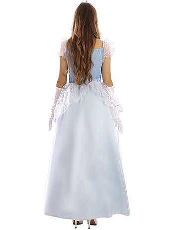 Disfarce de princesa de conto para mulher