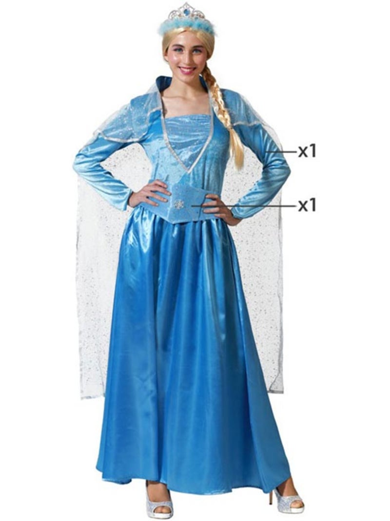 Disfarce de princesa do gelo para mulher Multicolorido - Kiabi