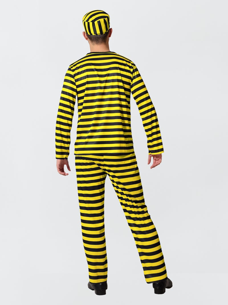 Disfarce de prisioneiro AMARELO - Kiabi