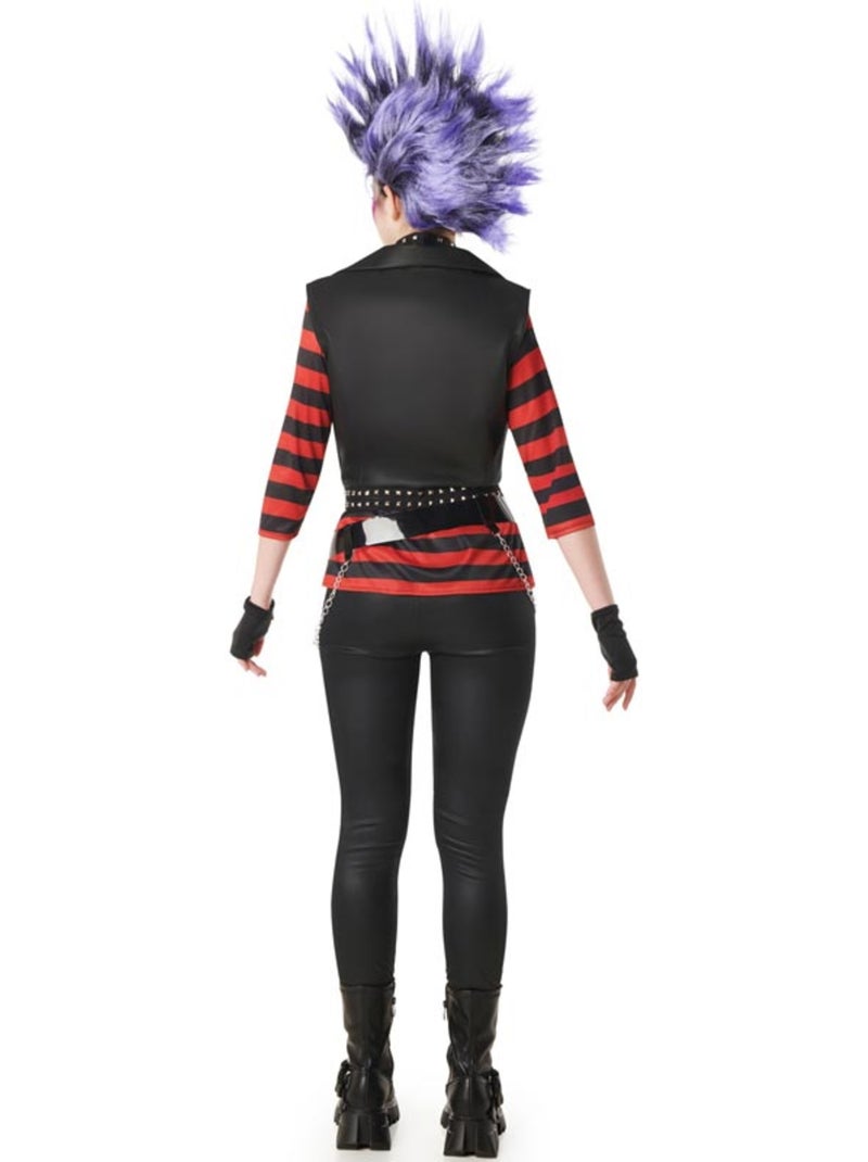 Disfarce de punk às riscas para mulher Multicolorido - Kiabi