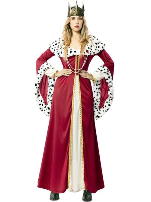 Disfarce de rainha medieval com estampado deluxe para mulher - Kiabi Disfarce de rainha medieval com estampado deluxe para mulher - Kiabi