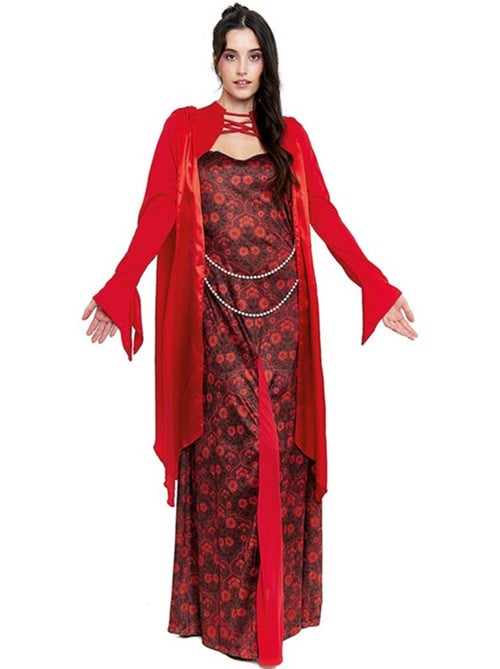 Disfarce de rainha medieval com estampado floral para mulher - Kiabi Disfarce de rainha medieval com estampado floral para mulher - Kiabi