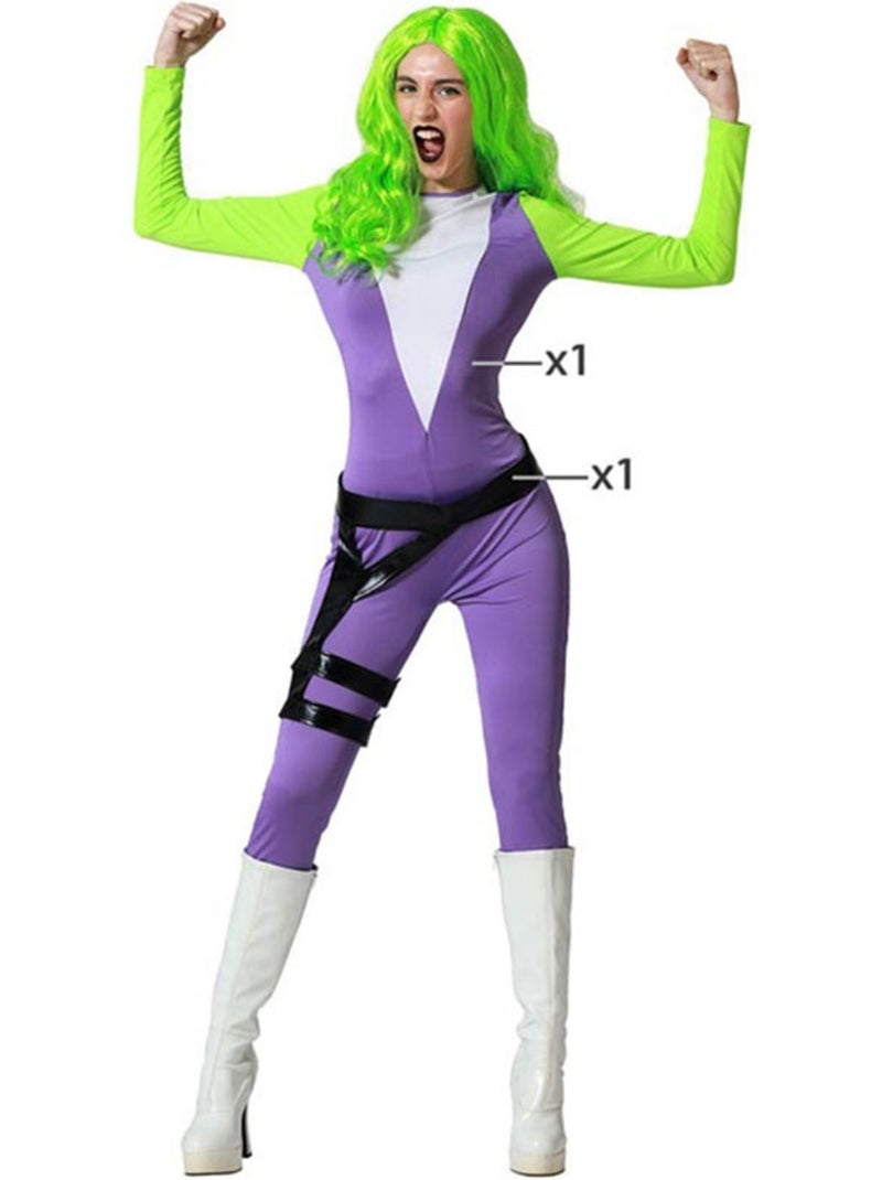 Disfarce de super-heroína para mulher Multicolorido - Kiabi