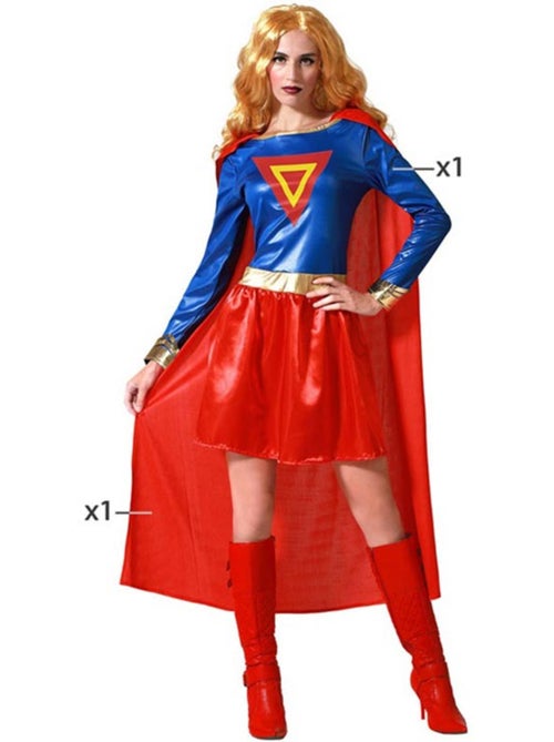 Disfarce de superwoman para mulher - Kiabi Disfarce de superwoman para mulher - Kiabi