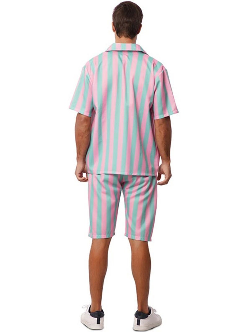 Disfarce de surfista às riscas para homem Multicolorido - Kiabi