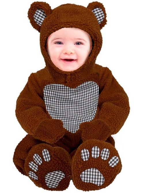 Disfarce de urso de peluche para bebé - Kiabi