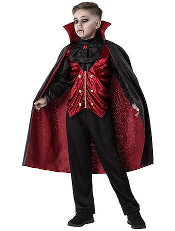 Disfarce de vampiro bordô