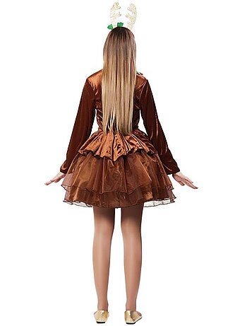Disfarce de vestido de rena para mulher