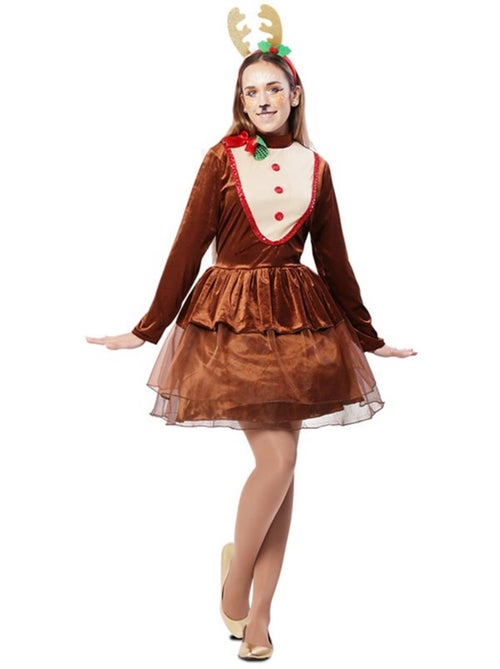 Disfarce de vestido de rena para mulher - Kiabi Disfarce de vestido de rena para mulher - Kiabi