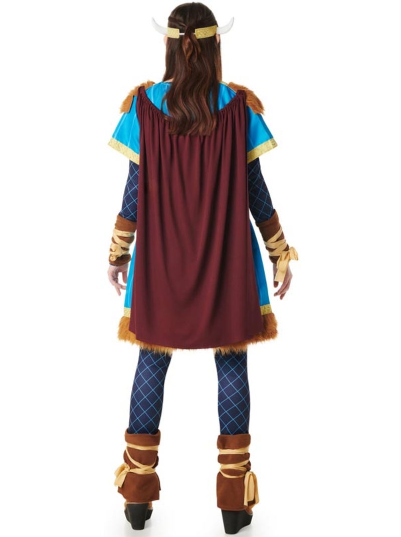 Disfarce de viking com capa para mulher Multicolorido - Kiabi