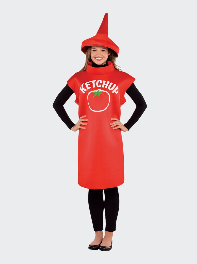 Disfarce garrafa de ketchup VERMELHO - Kiabi
