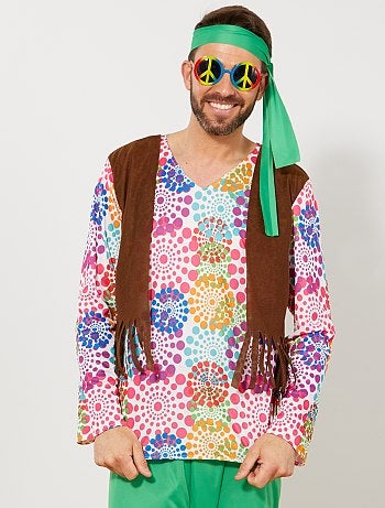 Disfarce hippie homem - Kiabi