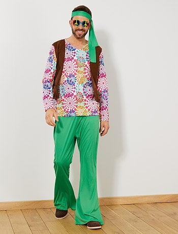 Disfarce hippie homem - Kiabi