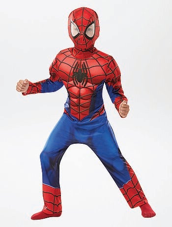 Disfarce macacão + 1 capuz 'Homem-Aranha'